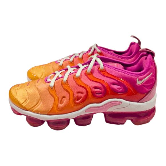 NIKE Air VaporMax Plus 'Laser Fuchsia Psychic Pink' Running Shoes Size 8 - Picture 2 of 8